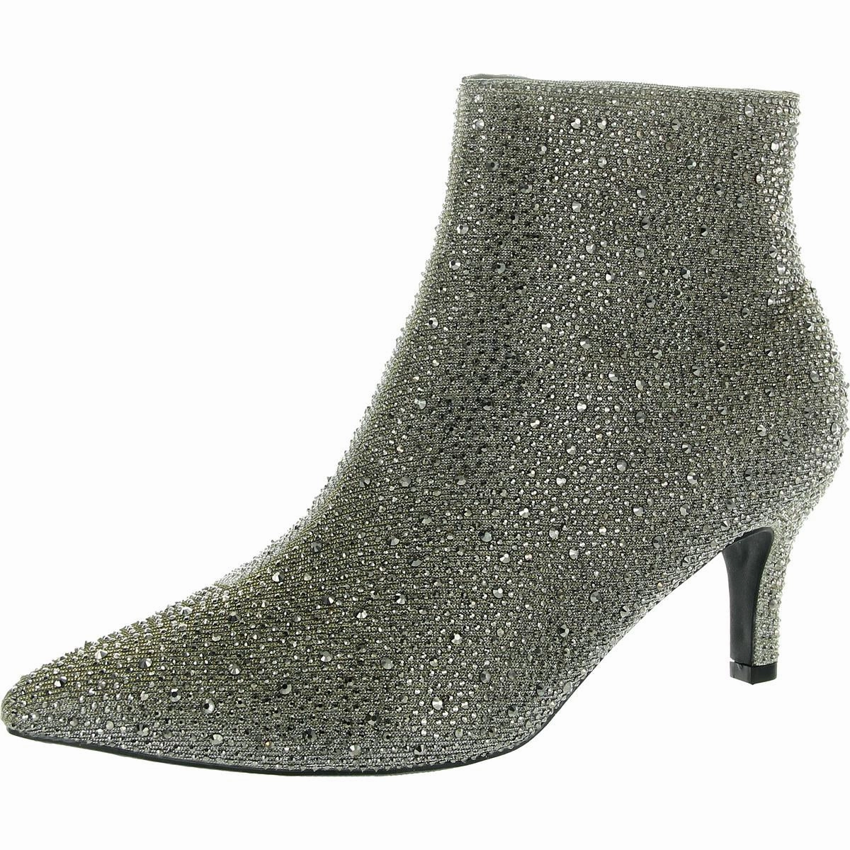 Trail Ready Footwear Womens Rhinestone Man Made Ankle Boots