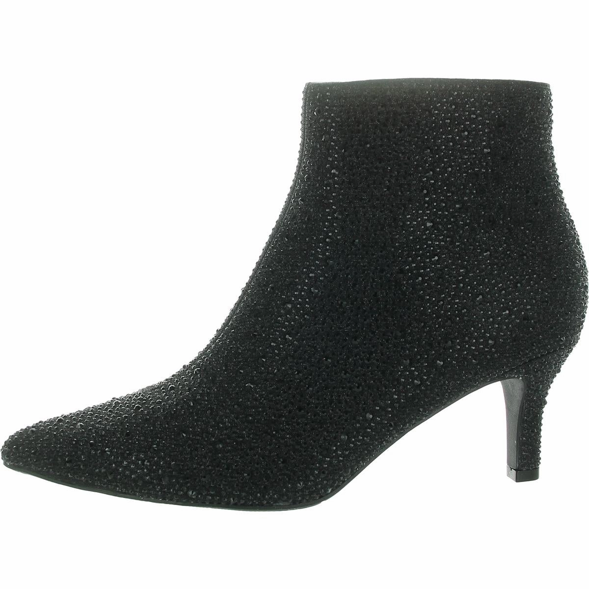 Womens Rhinestone Man Made Ankle Boots Music Fan Flexible Fit
