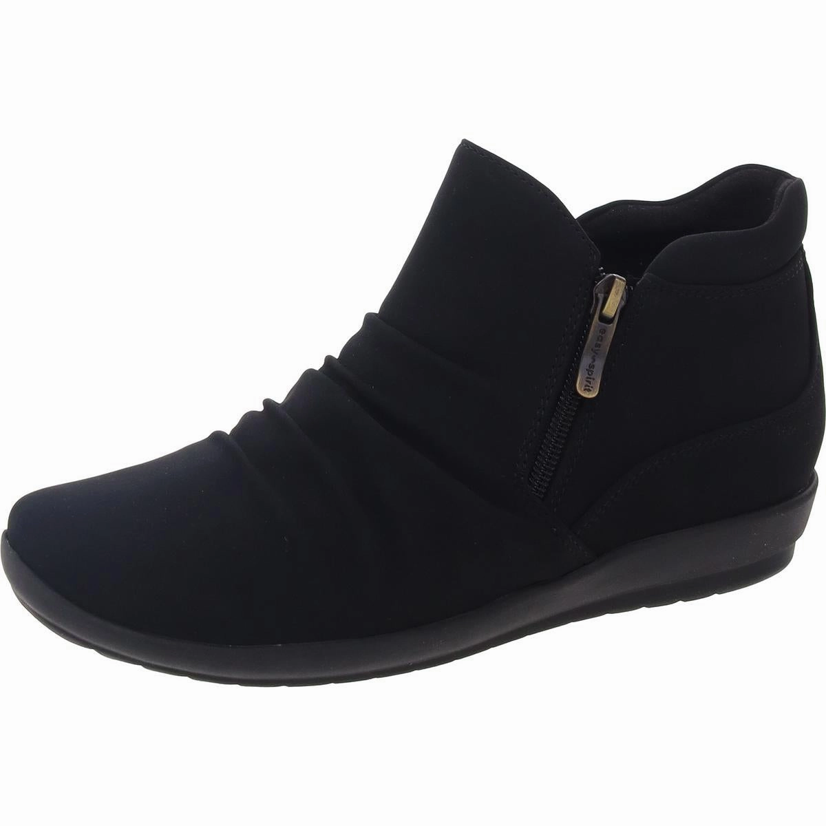 Womens Ruched Man Made Booties Breathable Remote Hiking