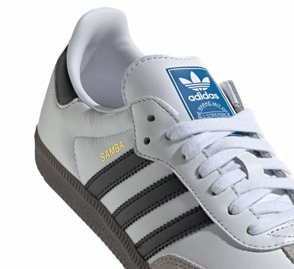 Reinforced Stitch Detail Shine Finish Womens Samba Og