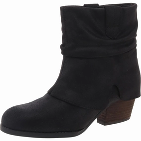 Cushioned Step All Day Wear Womens Slouchy Ankle Boots