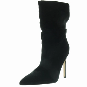 Waterproof Adventure Seeker work mode Womens Slouchy Faux Suede Mid-Calf Boots