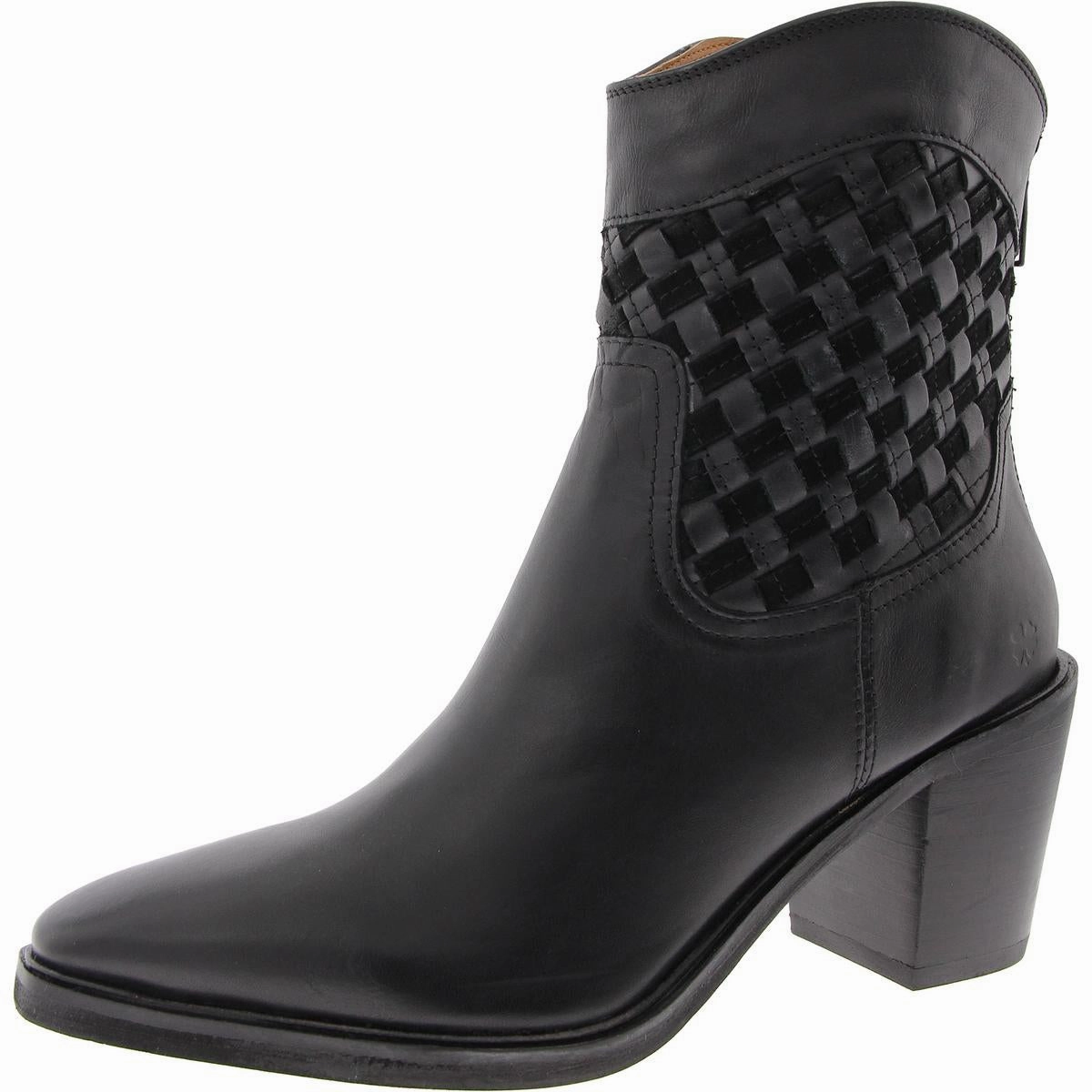 Factory Worker Womens Solid Leather Booties