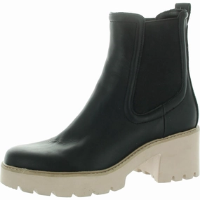 Womens Stretch Leather Chelsea Boots Stable Support Remote Hiking Grippy Outsole Mountain Hike