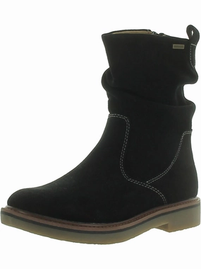 Supportive Fit Womens Suede Slouchy Ankle Boots