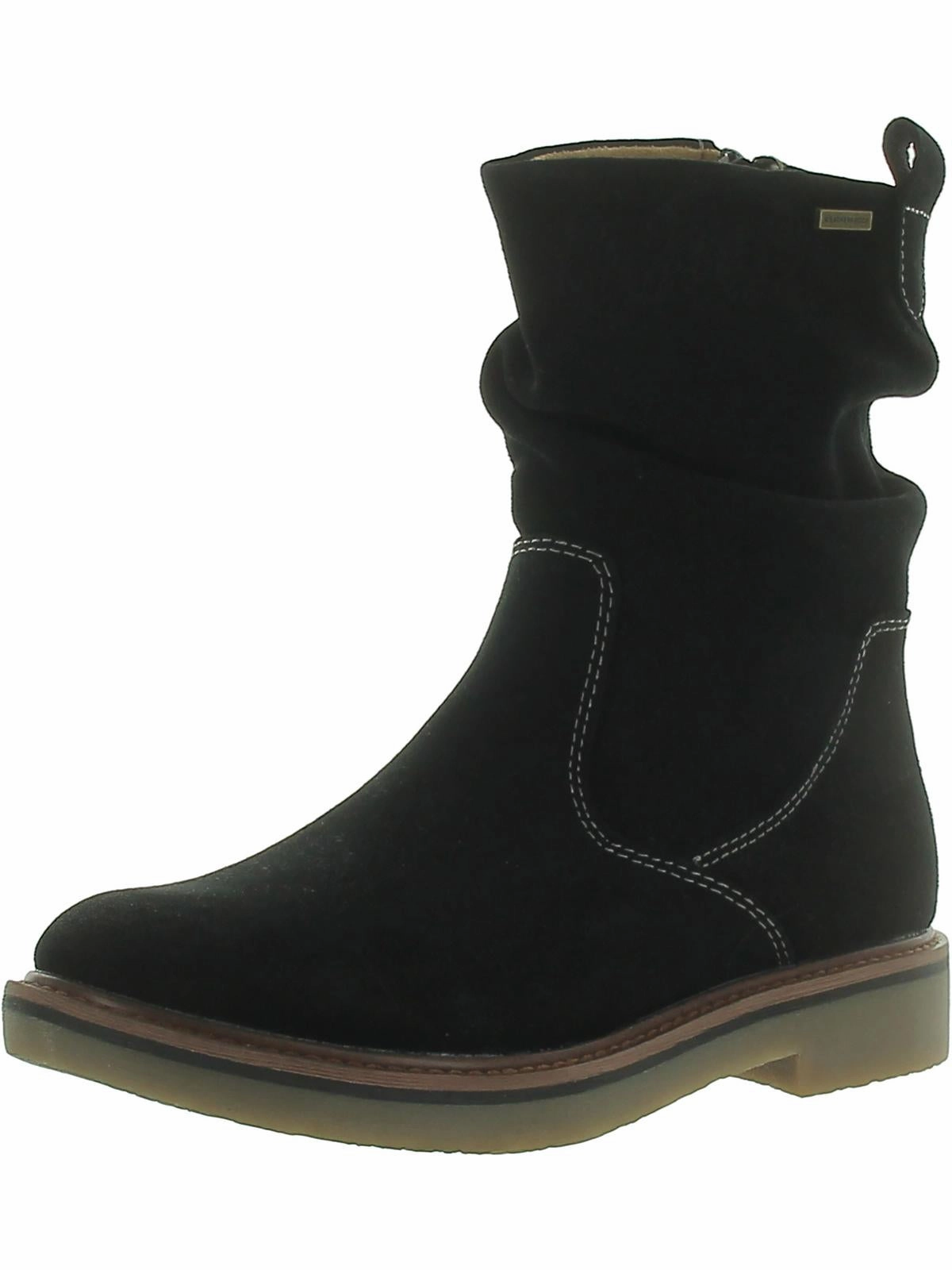 Womens Suede Slouchy Ankle Boots Outdoor Use Temperature Regulating