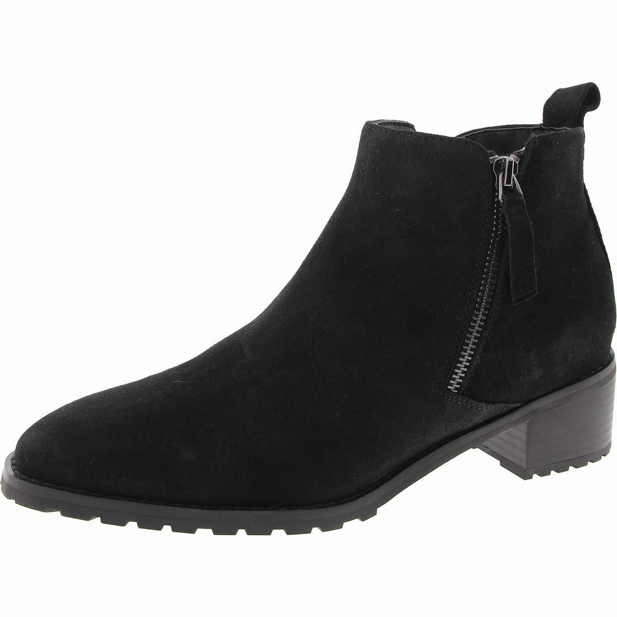 Womens Suede Zipper Booties Canvas Lite midsole