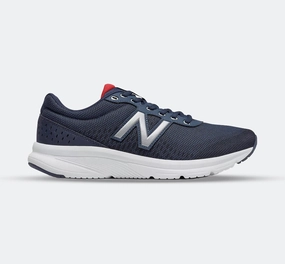 running in a lagoon area shoes stability - focused running shoes Womens Wide Fit New Balance M411LN2 Walking and Running Trainers Reflective Stripes