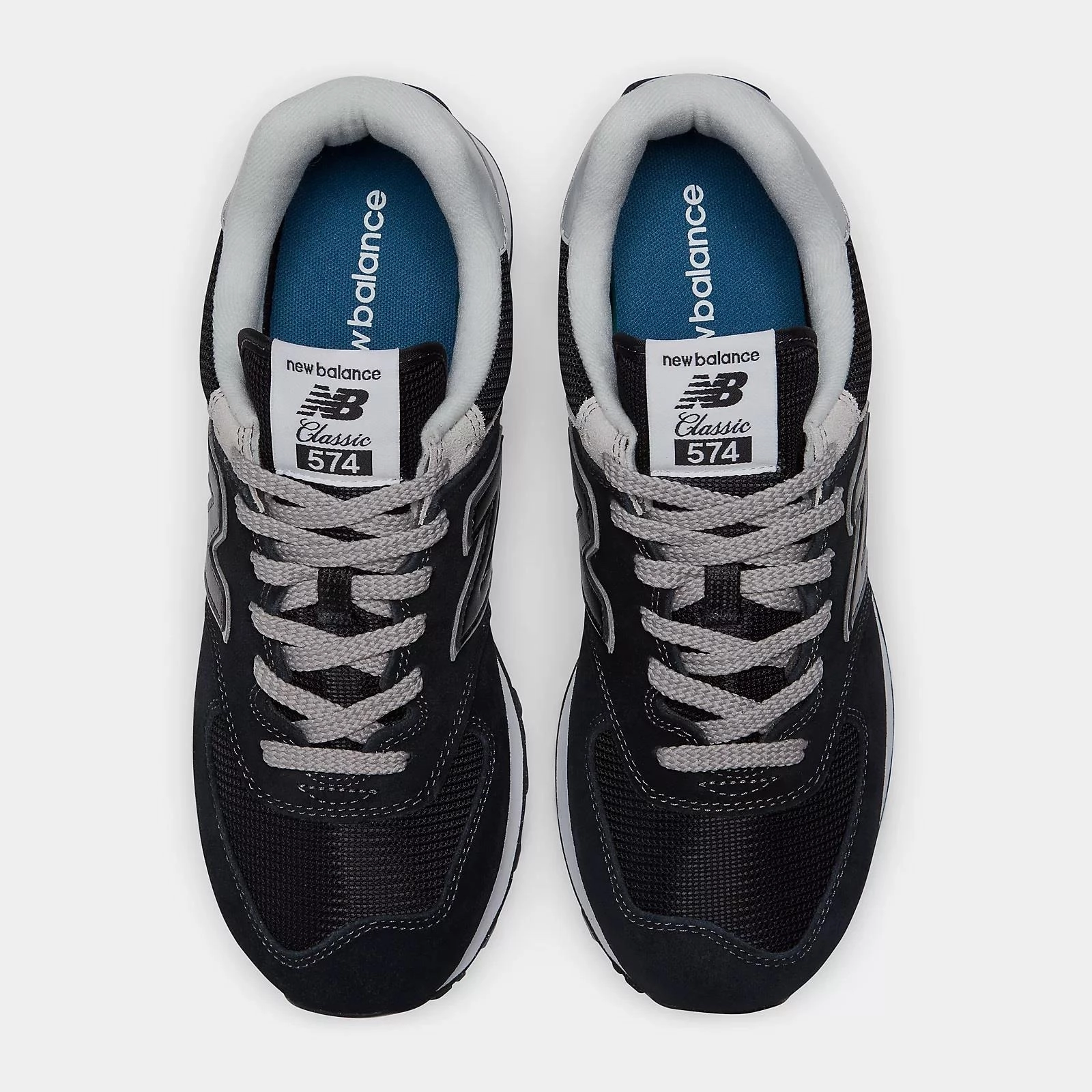 grooved - sole shoes Womens Wide Fit New Balance ML574 Walking/Running Trainers Breathable Lining