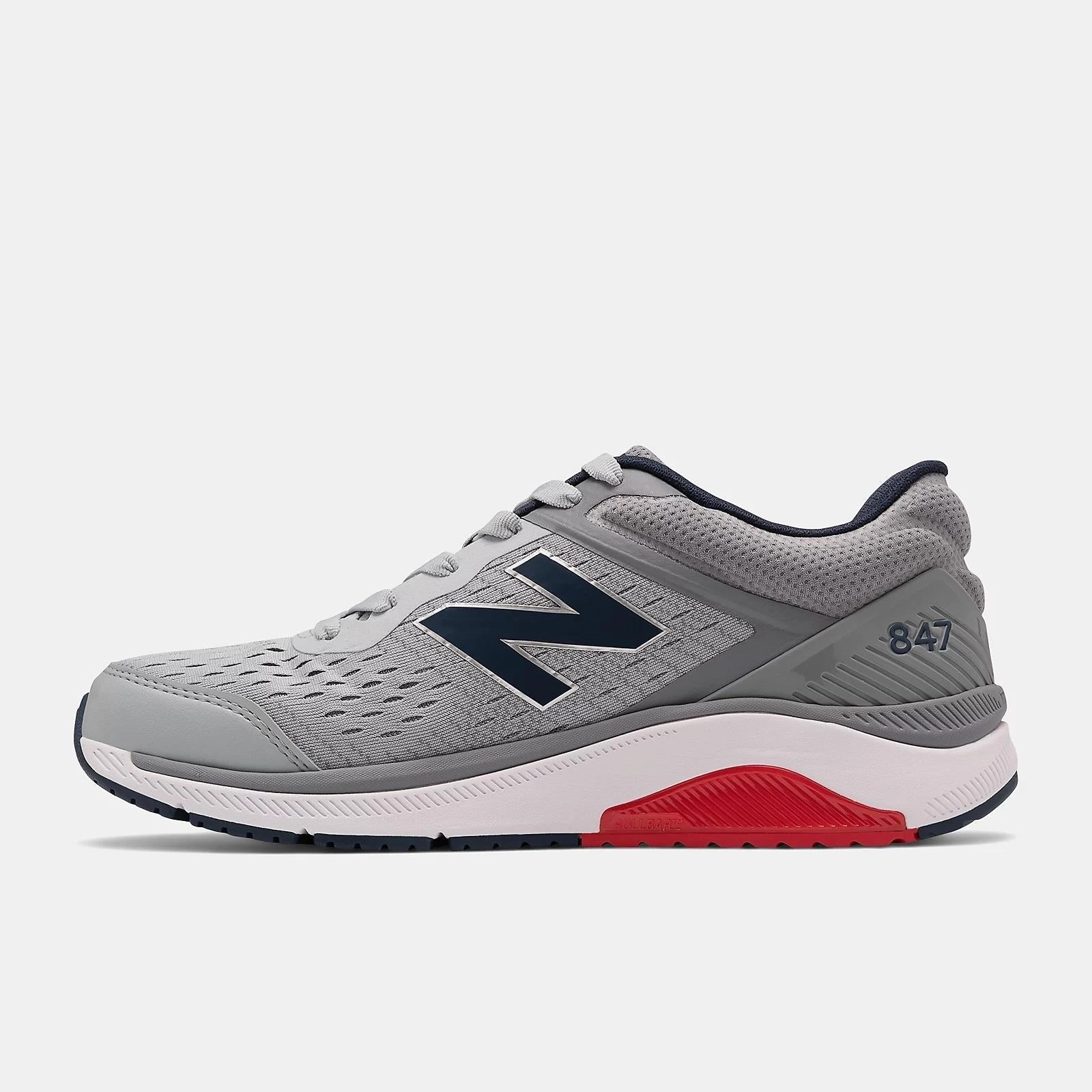 personalized - fit - customization shoes Womens Wide Fit New Balance MW847LG4 Walking Rollbar Stability Trainers - Exclusive Smooth Ride Idea