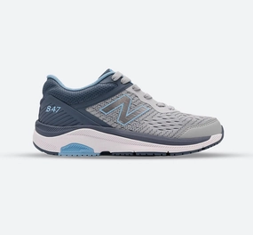 Womens Wide Fit New Balance WW847LG4 Walking Rollbar Stability  Trainers - Exclusive Breathable Airflow System Features wide - toe box shoes