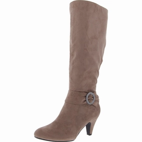 Seamless Comfort Outdoor Explorer Quick Drying Remote Hiking Womens Zipper Faux Suede Knee-High Boots