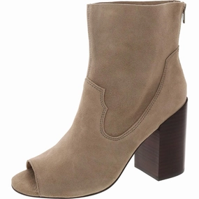 Womens Zipper Faux Suede Mid-Calf Boots Seamless Comfort Rough Terrain
