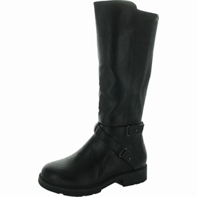 Street Ready Womens Zipper Knee-High Boots