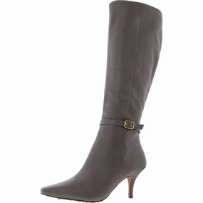 Tough Breathable Material Womens Zipper Knee-High Boots