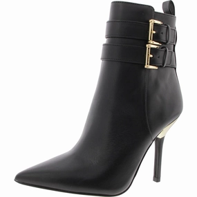 All Weather Rough Terrain Womens Zipper Leather Ankle Boots