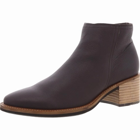 Quick Access pack light Womens Zipper Leather Booties