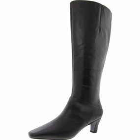 Anti Odor City Walking Womens Zipper Leather Knee-High Boots
