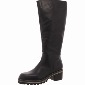 Sturdy Womens Zipper Leather Knee-High Boots