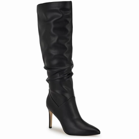 Womens Zipper Man Made Knee-High Boots Leather Comfort