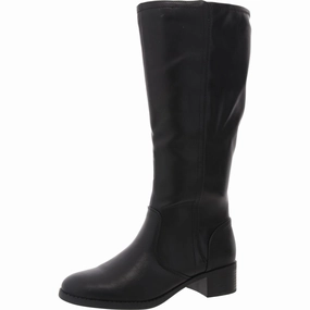 Womens Zipper Manmade Knee-High Boots Protective Finish Nature Lover
