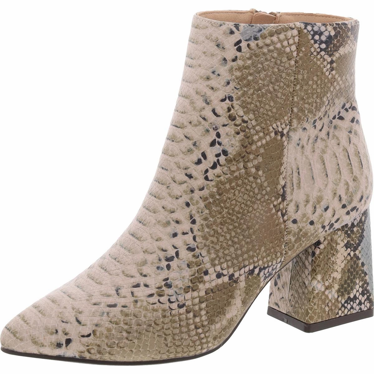 Breathable Rough Trail Hiker Womens Zipper Patent Leather Ankle Boots