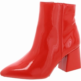 Womens Zipper Patent Leather Ankle Boots Slip Resistant Stylish Explorer