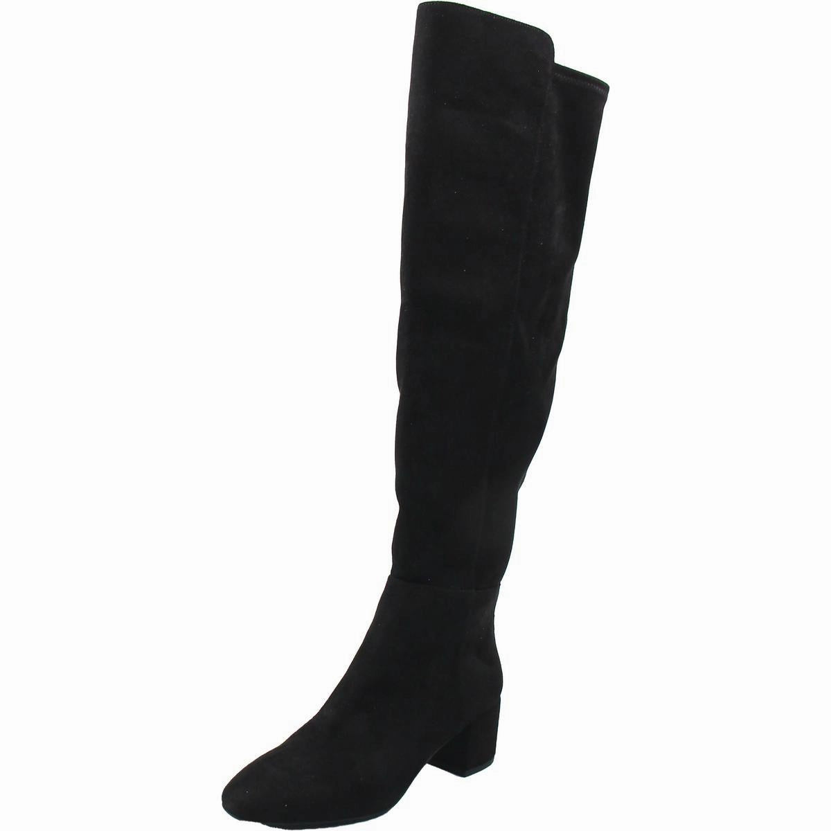 Womens Zipper Suede Over-The-Knee Boots Smooth Surface Artist