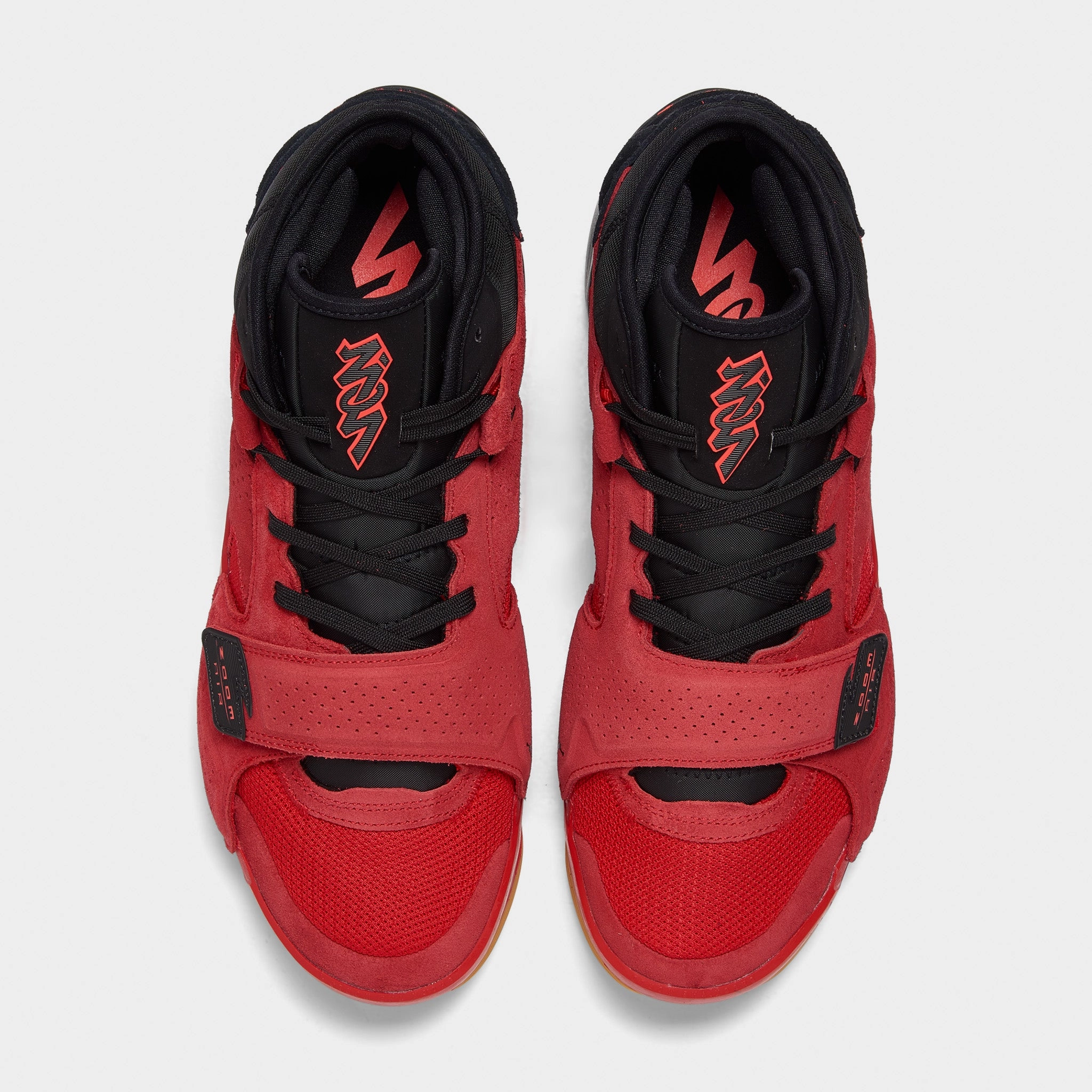 Jordan Zion 2 University Red / Black - Bright Crimson Lace Lock Mechanism Sneakers Comfort