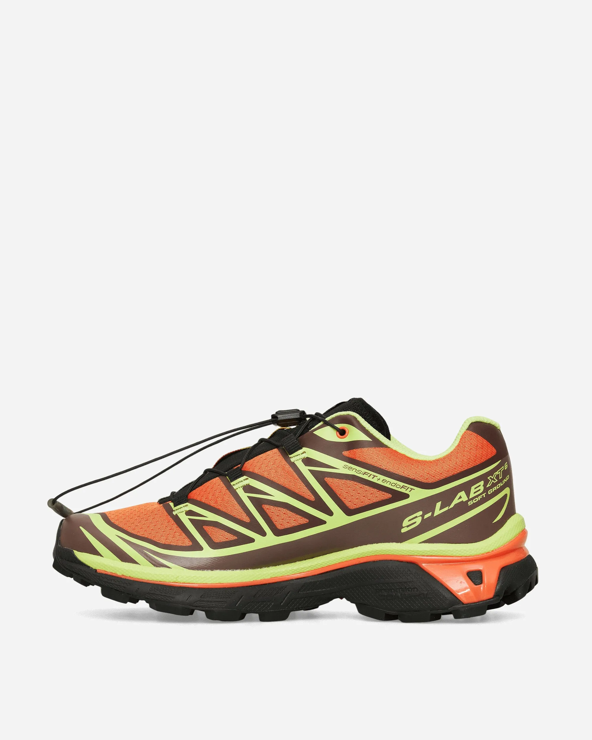 XT-6 Sneakers Red Orange / Sharp Green / Black Day Long FlatSole