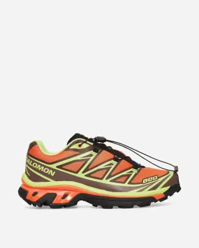 Multi Density Sole XT-6 Sneakers Red Orange / Sharp Green / Black