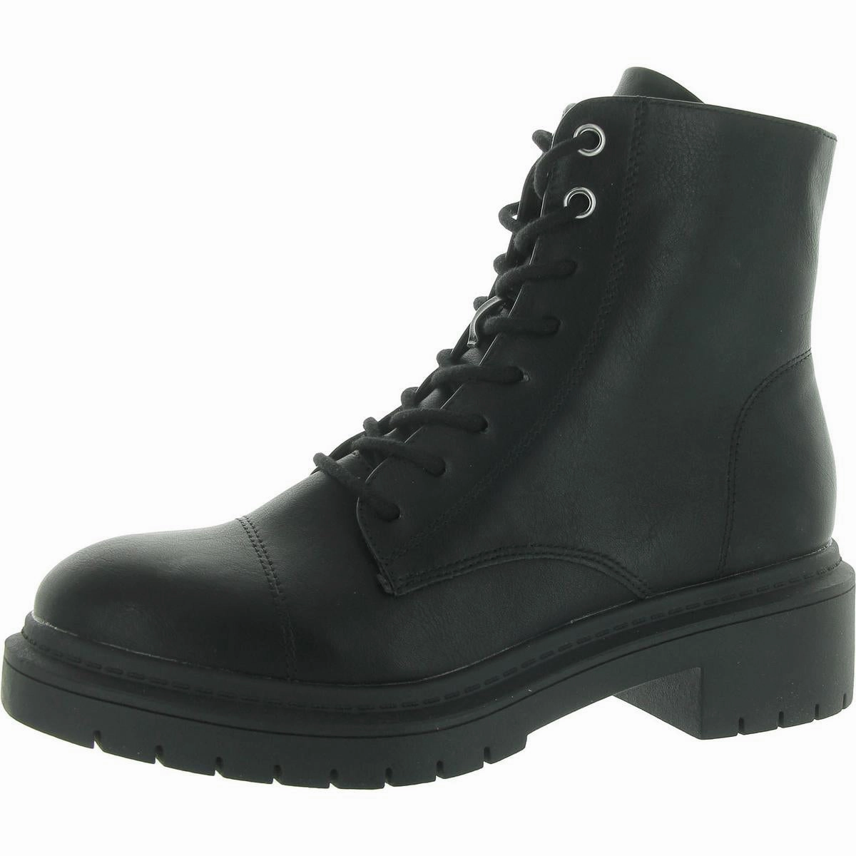 Zahara Womens Zip Up Lug Sole Combat & Lace-Up Boots Quick Drying Urban Commute Hill Climb