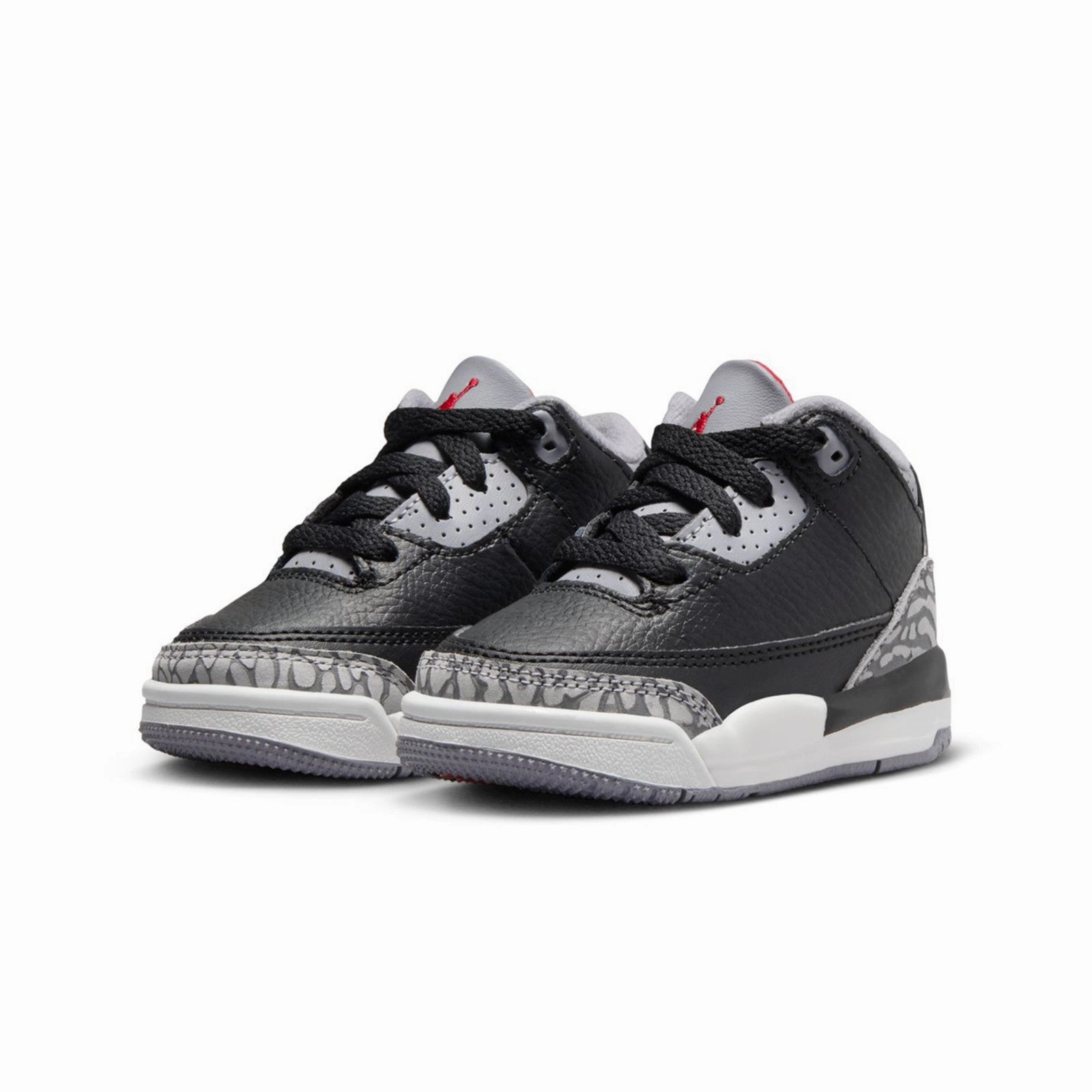 Jordan 3 Retro "Black Cement" Extended Heel Counter Elastic Ankle