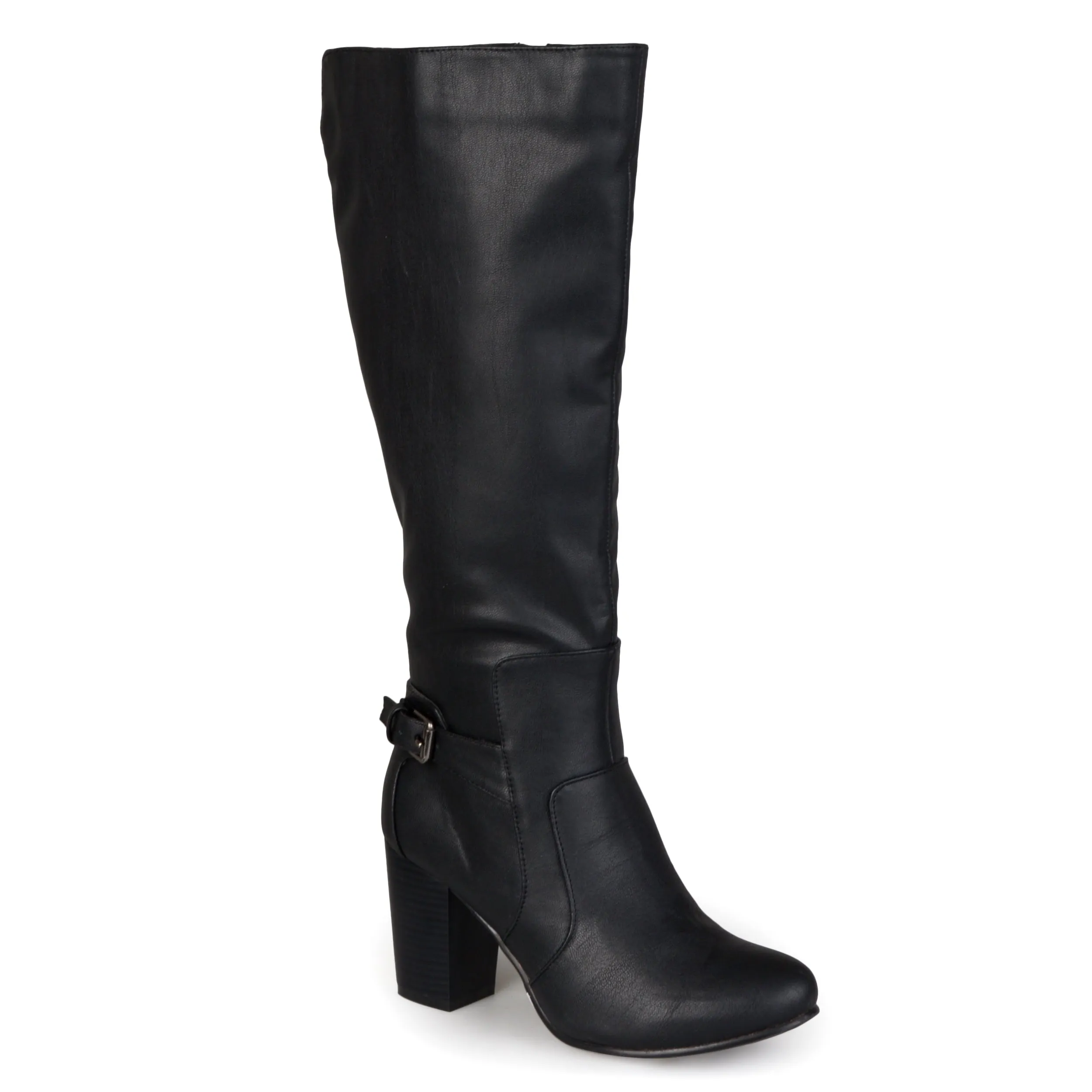 Stable Support Rural Traveler Stain Resistant Journee Women's Wide Calf Carver Boot