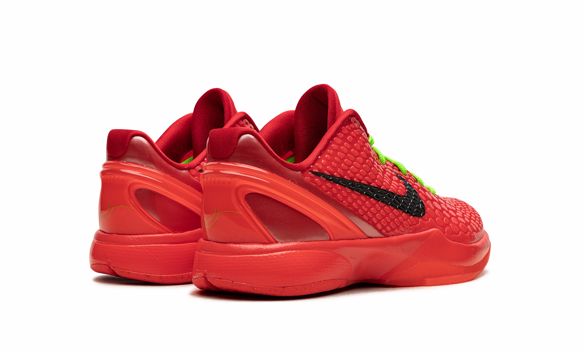 Spring Loaded Cushioning Progressive Flex Grooves Zoom Kobe 6 Protro GS "Reverse Grinch"