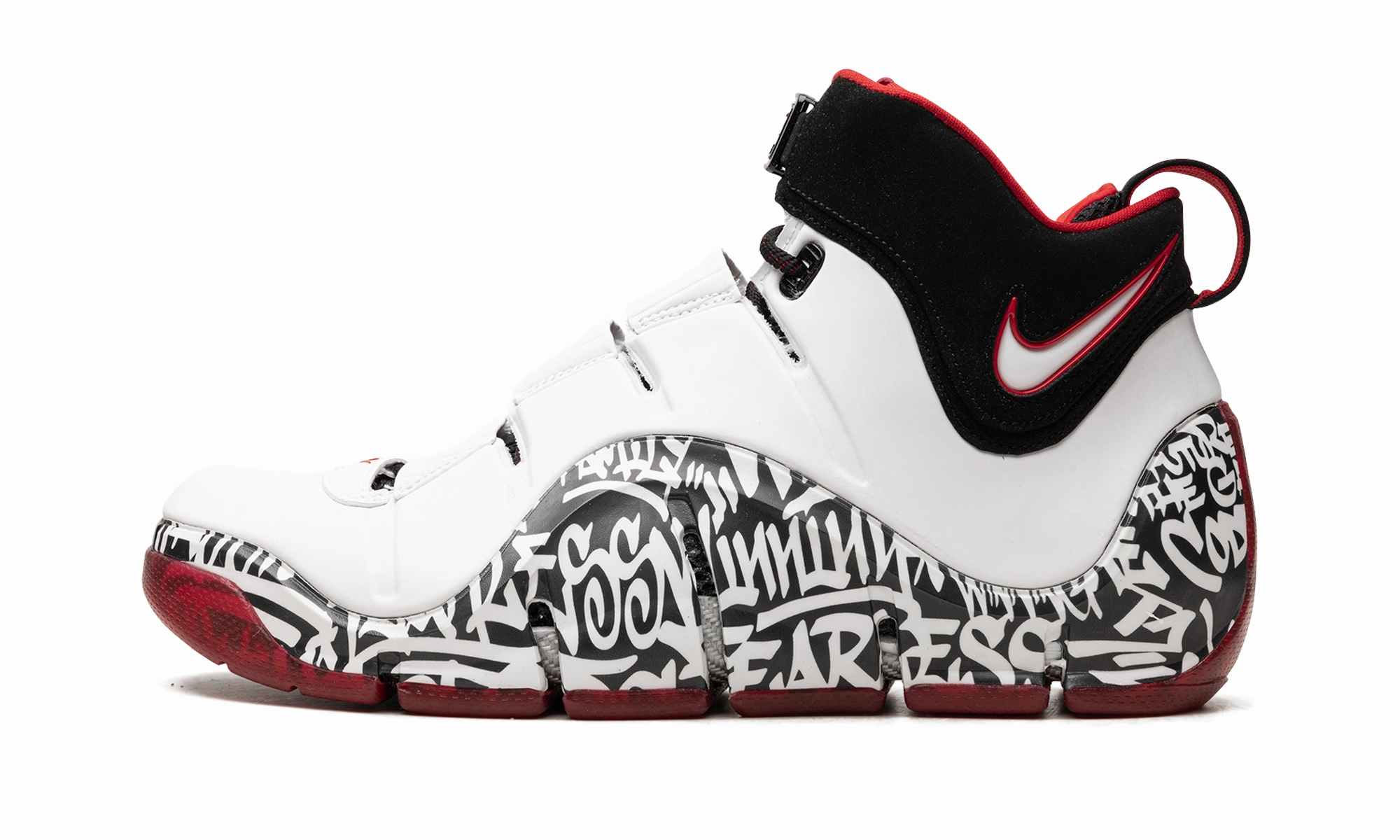 Zoom Lebron 4 "Graffiti 2023" Youth Sport Frame Lockdown Lacing