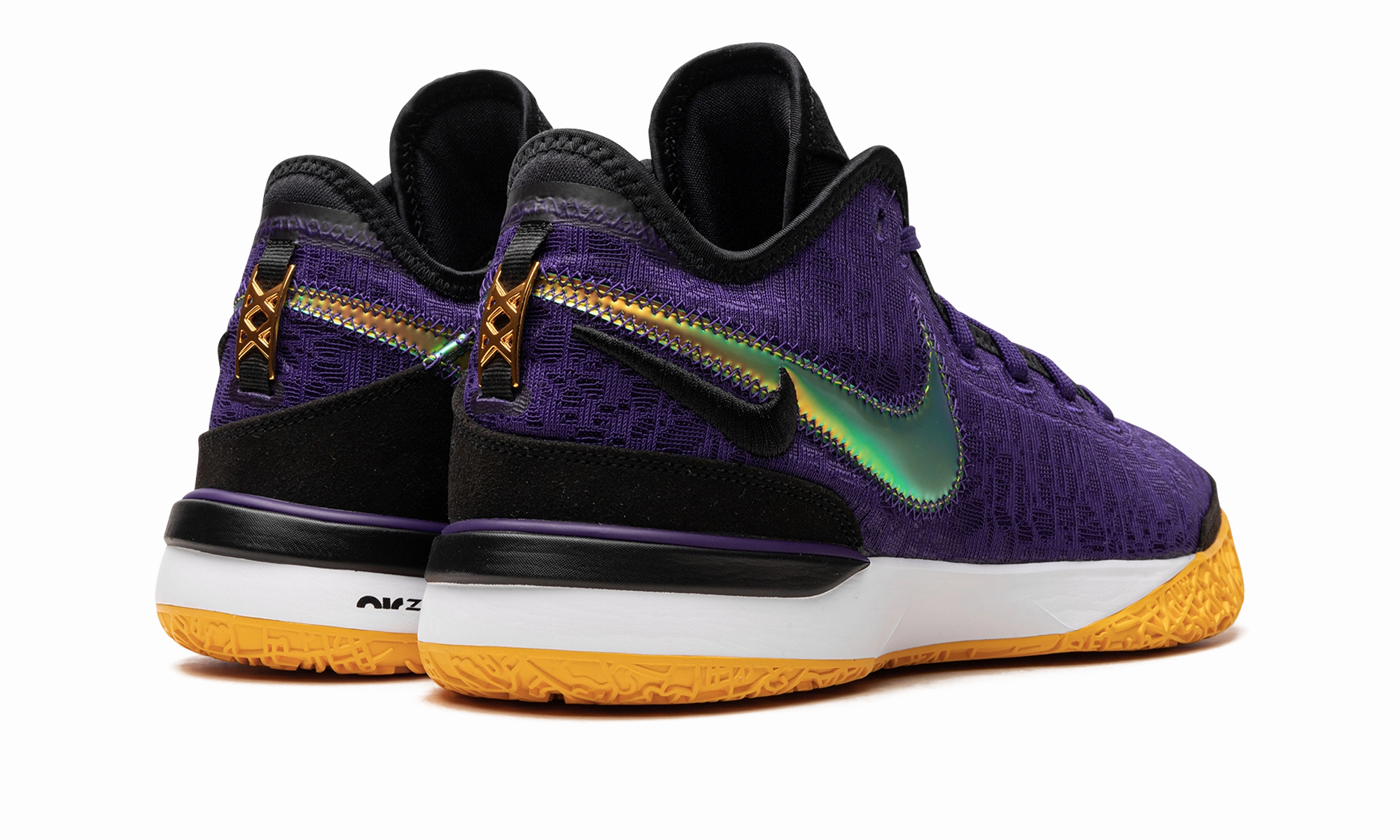 Zoom LeBron NXXT Gen "Lakers" Responsive Cushioning System Breathable lining fabric