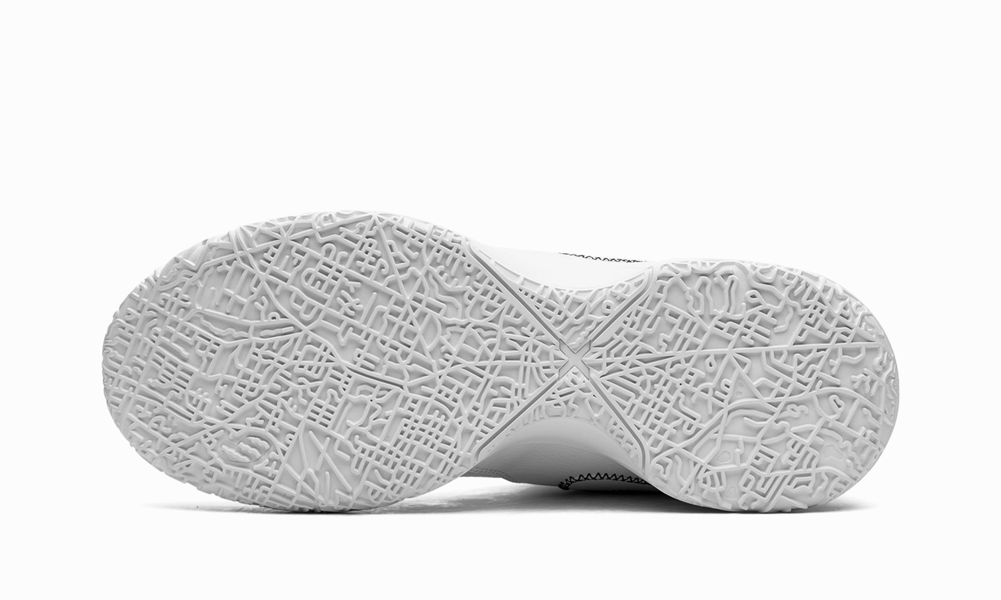 Zoom Lebron NXXT Gen "White / Metallic Silver" Knit Bootie Construction