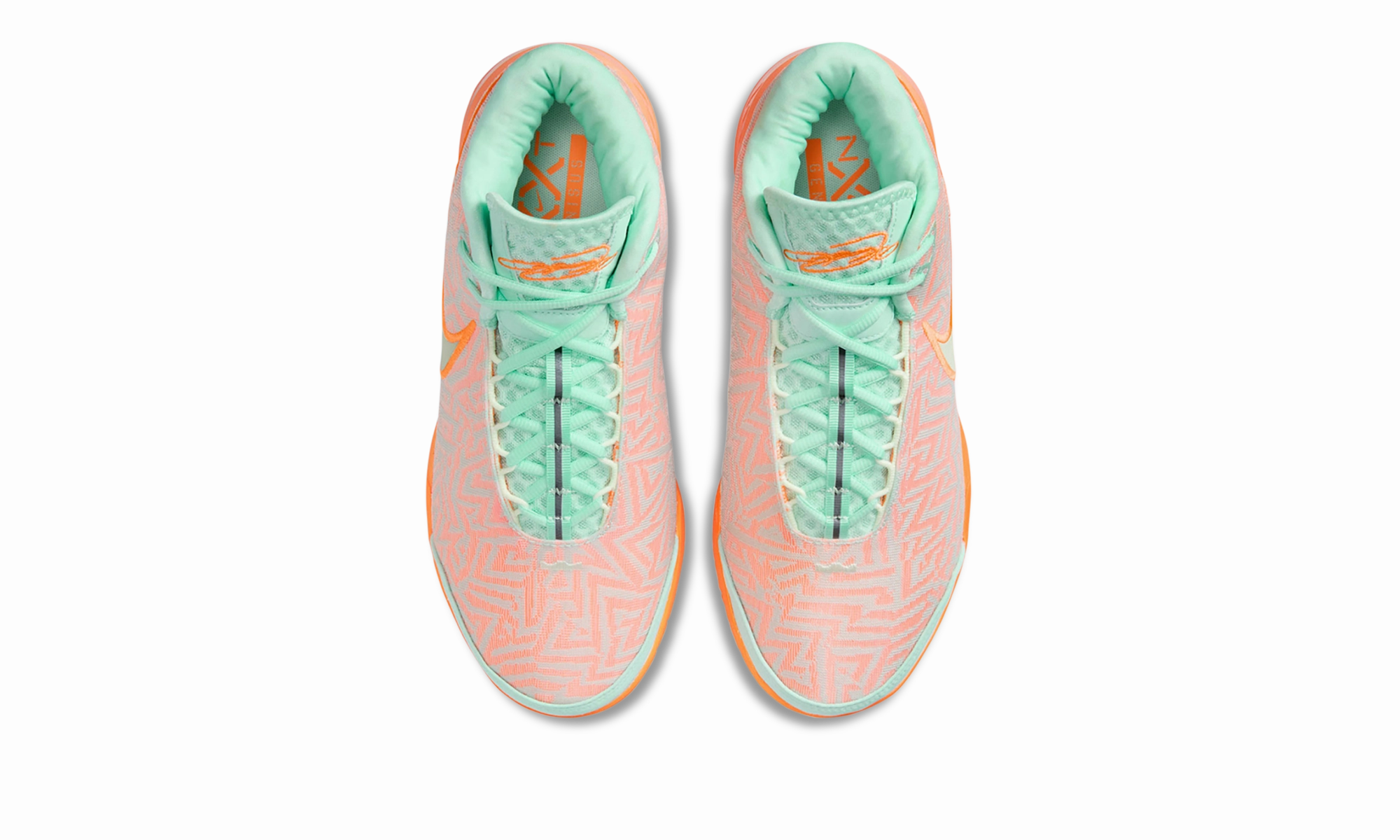 Dynamic Heel Lock Wide Base Design Zoom LeBron NXXT Genisus "Bright Citrus Mint Foam"