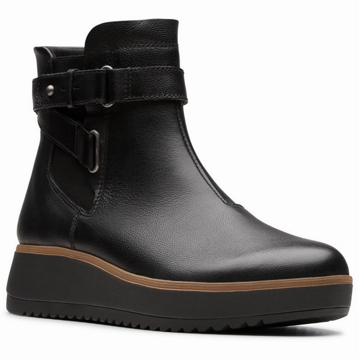 Zylah Faye Womens Zipper Leather Ankle Boots Silver Glow Modern Lines